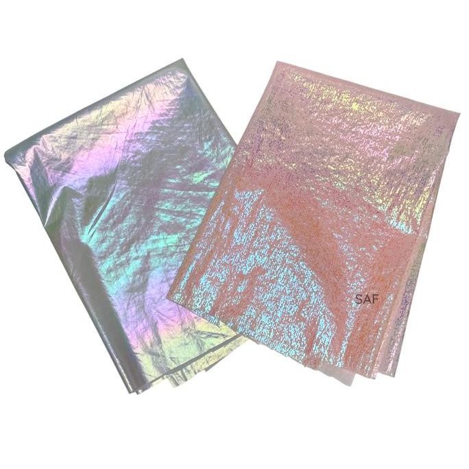 Kain backdrop Reflektif Hologram - napkin Props photography