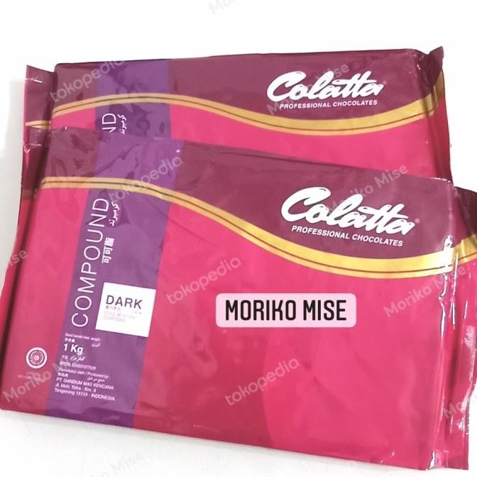 

colatta dark compound 1kg coklat masak / dark compound 1 kg collata liquid