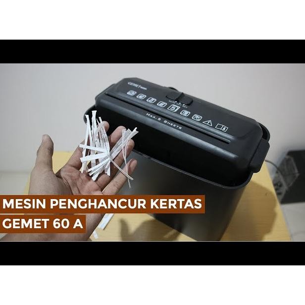 GEMET 60A Mesin Penghancur Kertas | Paper Shredder GEMET 60 A