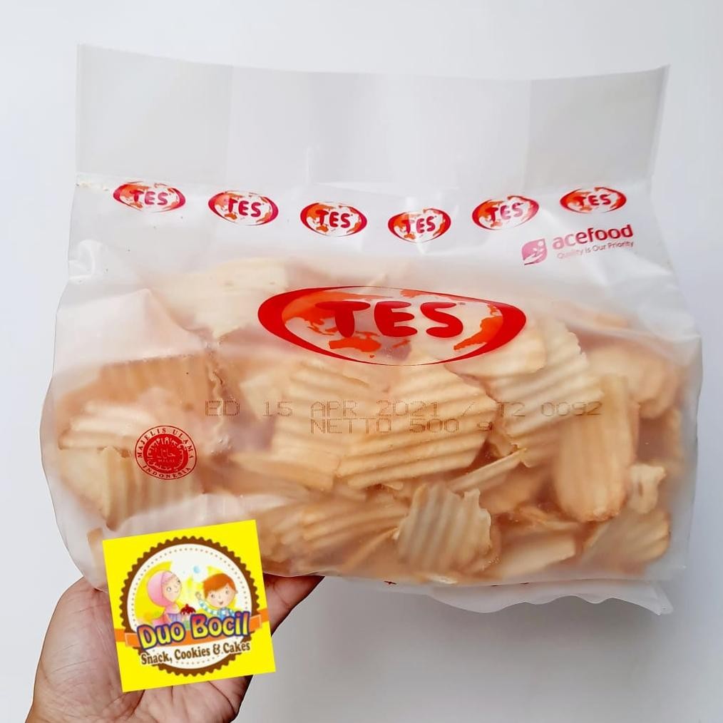 

HJ Keripik Singkong TES - CHUBA Singkong Keju 500 Gram - Duo Bocil Snack
