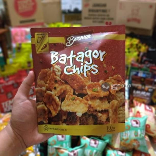 

HJ Be'Chips 70 gram | Batagor Chip | Keripik Batagor | Batagor Bandung