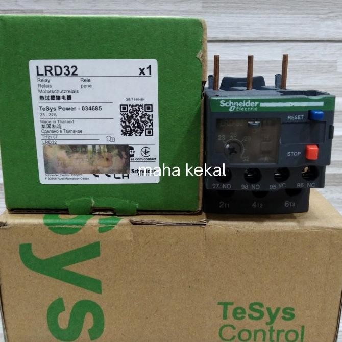 Overload Kontaktor Schneider Lrd 32 23-32A/Thermal Overload Kontaktor Schneider Lrd32 Co