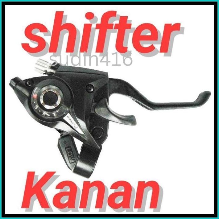 SHIFTER KANAN 8 SPEED DAN TUAS REM OPERAN GIGI BELAKANG DAN HANDLE REM SEPEDA GAGANG REM DAN SIFTER 