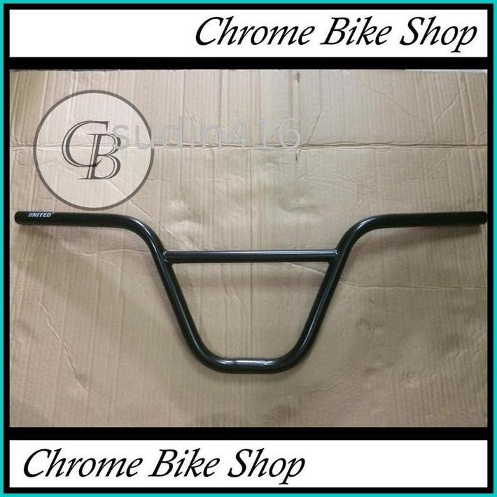 HANDLEBAR STANG SEPEDA BMX BAHAN BESI UNITED 72CM PANJANG LEBAR JUMBO MURAH ORI ORIGINAL