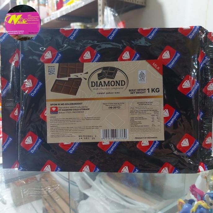 

coklat diamond milk compound 1 kg khusus grab dan gojek liquid