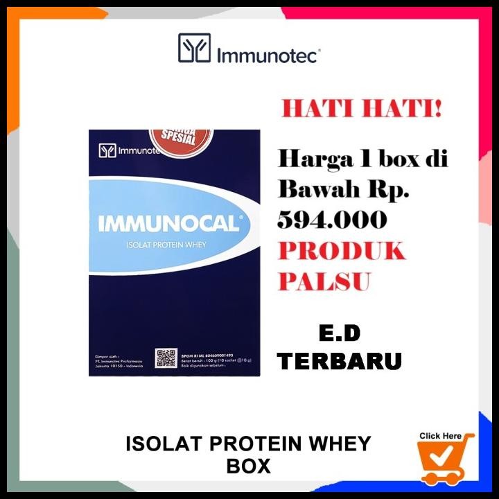 Terlaris Immunocal Isolat Protein Whey I Susu Imunocal Original Good Quality