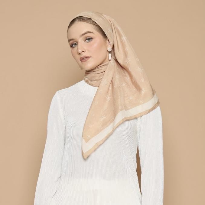 Promo Khanaan - Scarf Monogram - Ivory