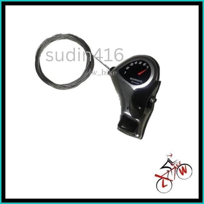 SHIFTER OPERAN GIGI 7 SPEED SEPEDA LIPAT SHIMANO ORIGINAL | SHIFTER KANAN TX50 SHIMANO