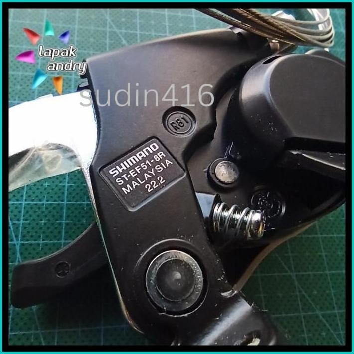 SHIFTER SHIMANO 8 SPEED HANDLE REM KANAN SAJA ORI MALAYSIA NOS VINTAGE