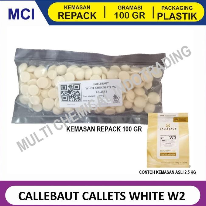 

REPACK 100 GR WHITE CHOCOLATE CALLEBAUT W2 /WHITE CHOCOLATE COUVERTURE liquid