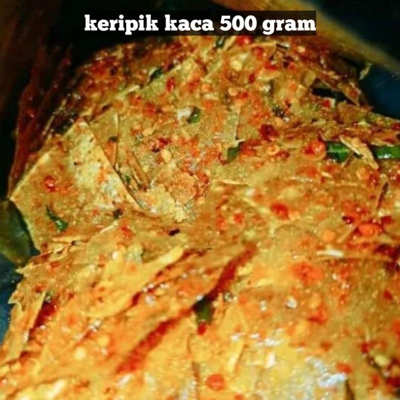 

HJ Keripik Kaca Pedas Daun Jeruk 500g Kripca asin gurih pedas