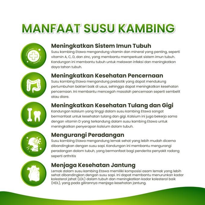 

Susu Kambing Etawa Bubuk 1Kg Alami Rasa Original Bebas Dari Sesak Nafas Dan Infeksi Paru Paru - Hieta Terlaris