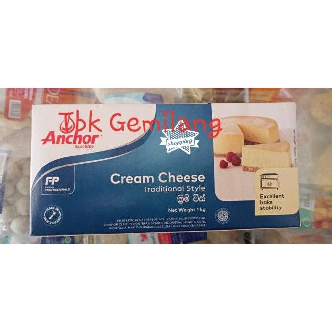 

Anchor Cream Cheese 1Kg Best Seller