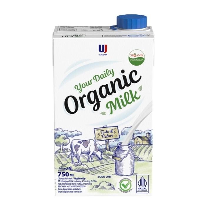 

Ultra Milk Susu Uht Organik Kotak 750 Ml Best Seller