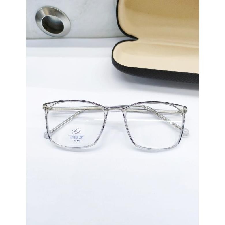 TERLARIS PAKET FRAME+LENSA | Kacamata Photocromic / Antiradiasi | F 8252