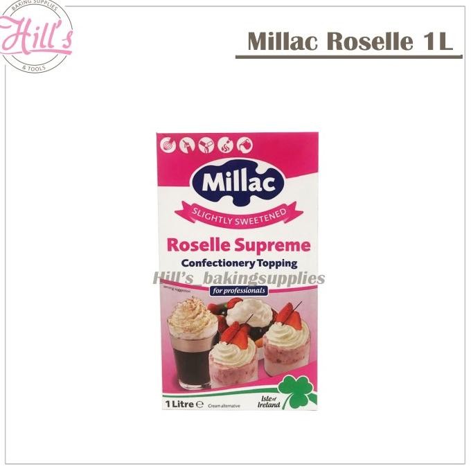 

Millac Roselle Supreme Whipping Cream 1 L / Dairy Whip Cream Cooking Milac 1L Liter Ltr Best Seller