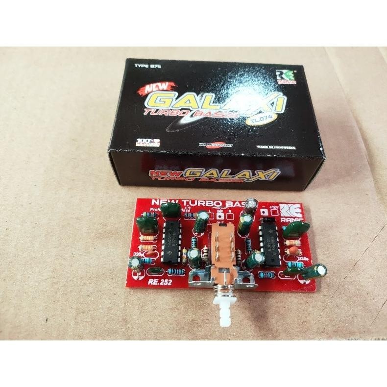 JH8 Kit Galaxy Galaxi New Turbobass Stereo 2IC TL074 12V