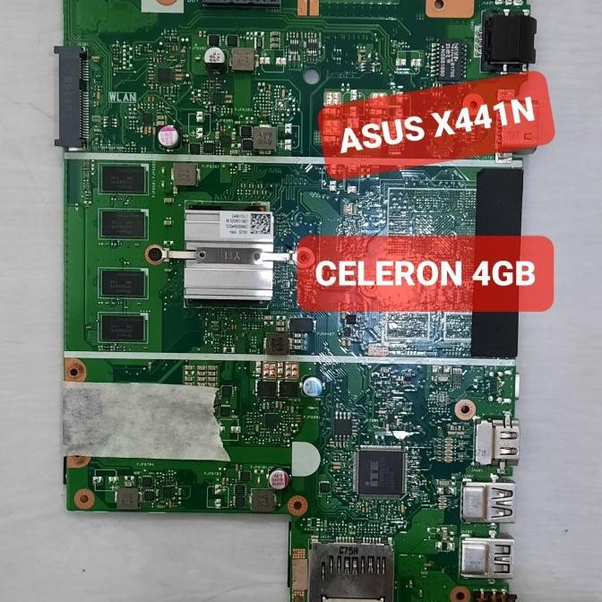Motherboard Asus X441N X441Na X441Sa X441Ma Celeron Ram 4Gb New Stok