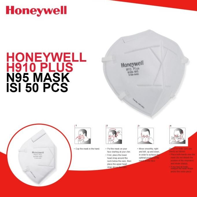 MASKER HONEYWELL H910 PLUS - N95 MASK ISI 50 PCS