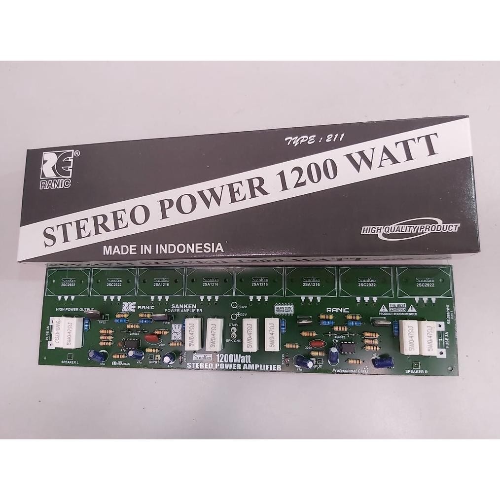 JH8 kit driver power amplifier stereo power 1200 watt