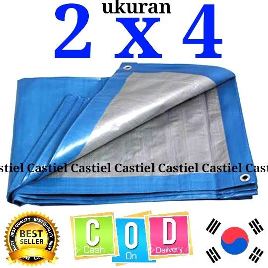 Terpal 2x4 ketebalan A3 terpal plastik terpal sebaguna