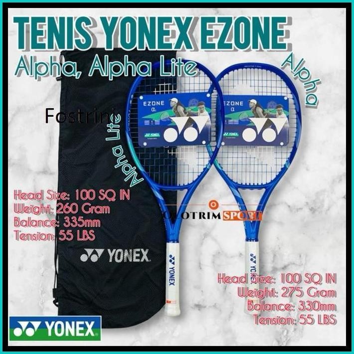 RAKET TENIS YONEX EZONE ALPHA ALPHA LITE TENNIS RACKET ALFA TENNIS ORIGINAL