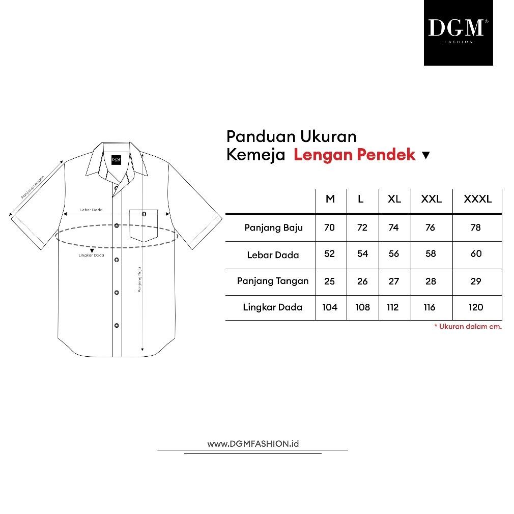 Berkualitas Dgm Kemeja Pria Flanel Pendek Premium Biru Dongker List Putih 2208 Diskon