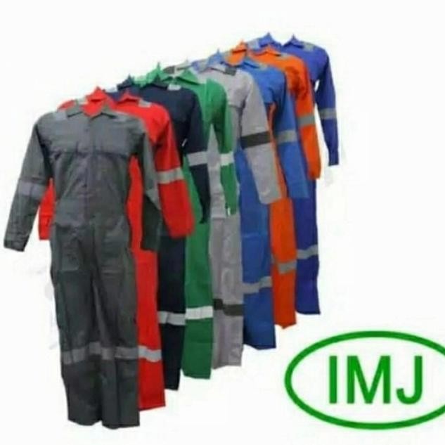 Wearpack Safety Terusan Coverrall IMJ Bahan Japan Drill Ori