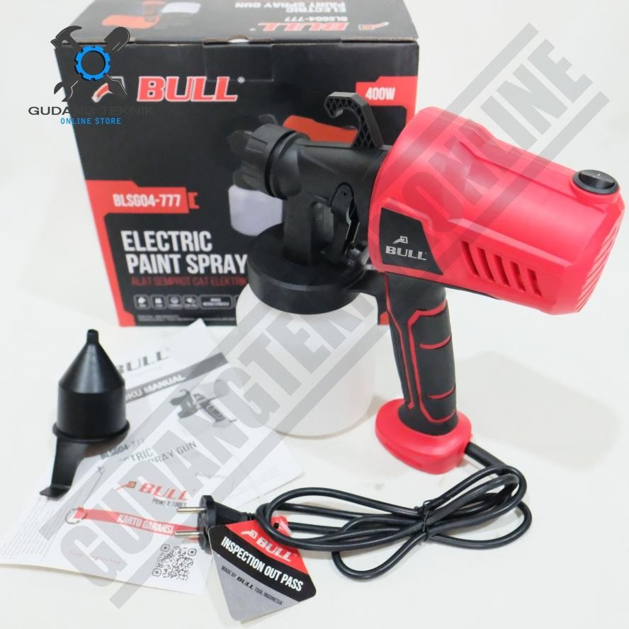 Spray Gun Electric BULL BLSG04-777 / Alat Semprot Cat Elektrik BULL Spray Gun Elektrik Cat Minyak