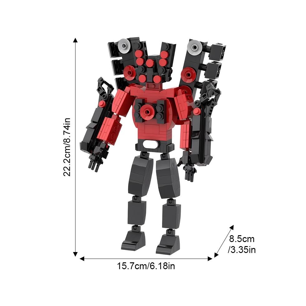 Skibidi Toilet/Titan TV Man/Titan TV Man Murah/Titan TV Man Upgrade/Model Building Blocks