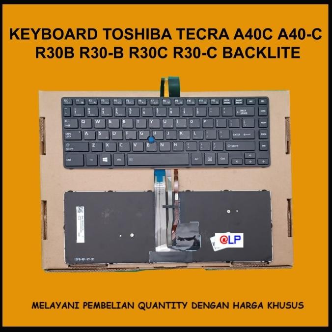 Keyboard Toshiba Tecra R30B R30-B R40C R40-C R30C R30-C Backlight New Stok