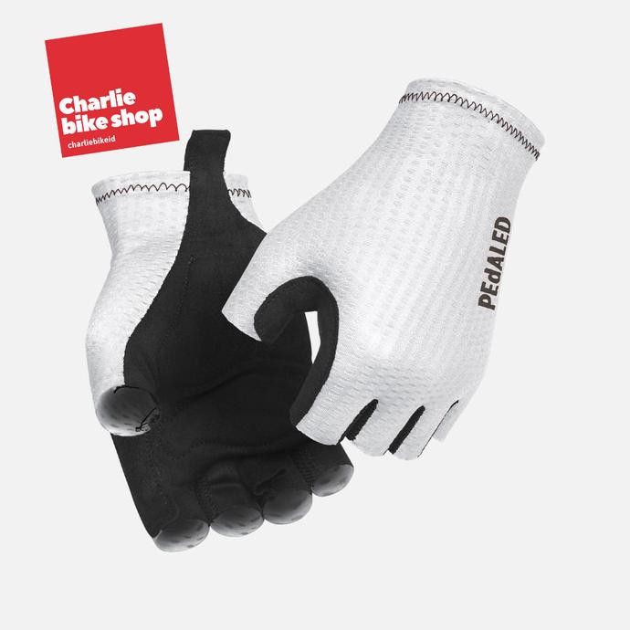 baru !!! Pedaled ESSENTIAL Summer Cycling Gloves - White