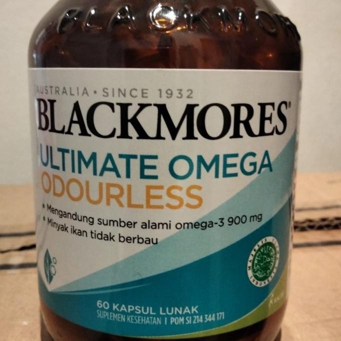 

Blackmores Ultimate Omega 60 Kapsul Minyak Ikan Omega 3 Alami Odorless