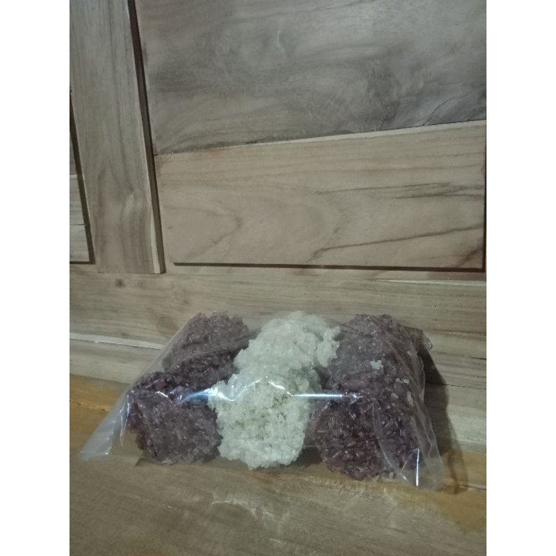 

rengginang ketan santan mix campur ketan putih dan ketan hitam