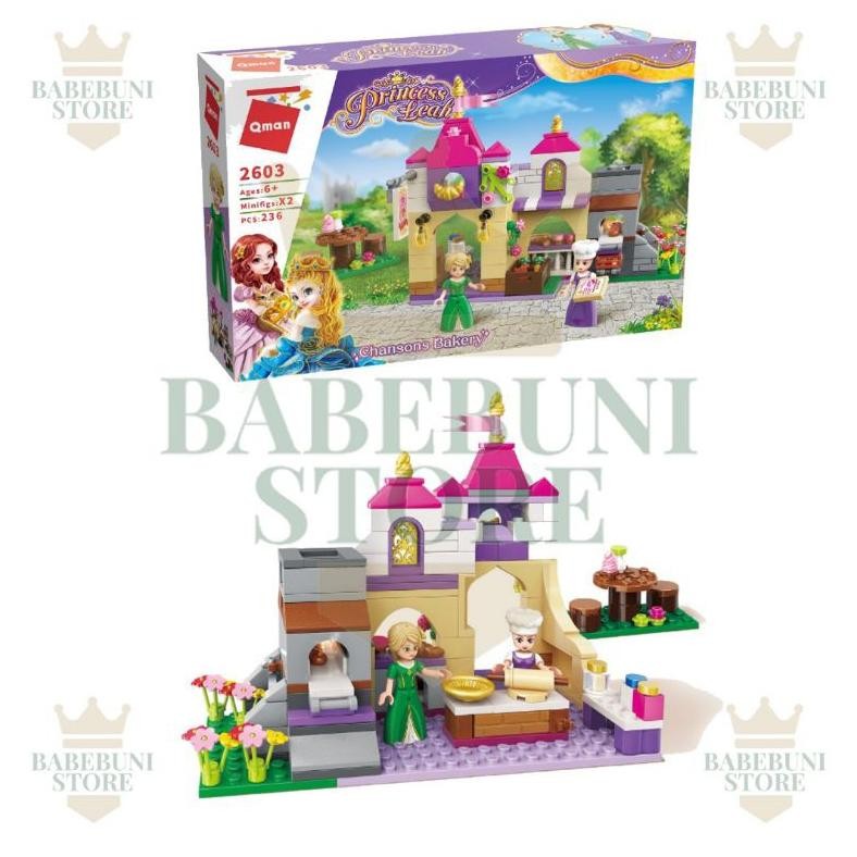 Lego Bricks Cewek Qman 2603 Princess Leah Chansons Bakery