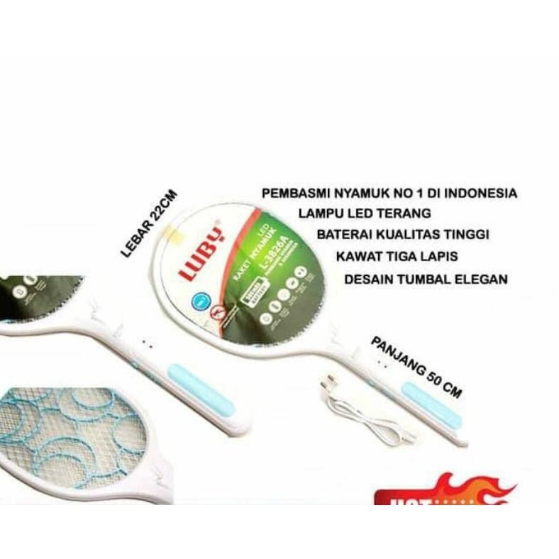 raket nyamuk / raket nyamuk luby / raket nyamuk charger / raket nyamuk luby charger / raket luby