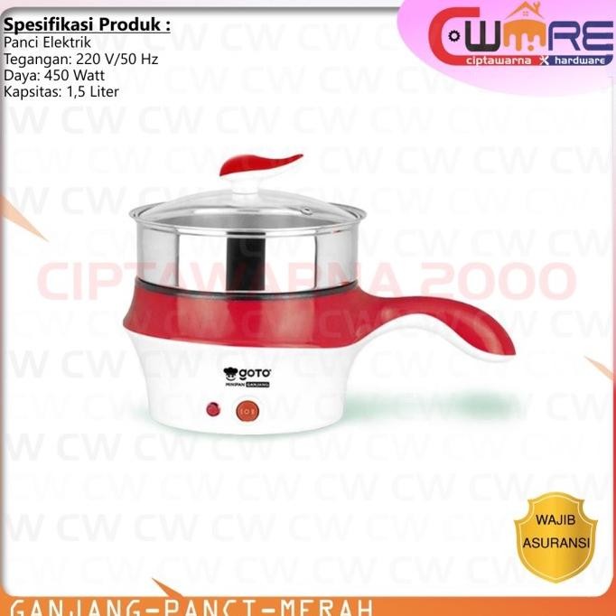 Goto Ganjang Panci Listrik Elektrik Fry Pan Serbaguna Portable