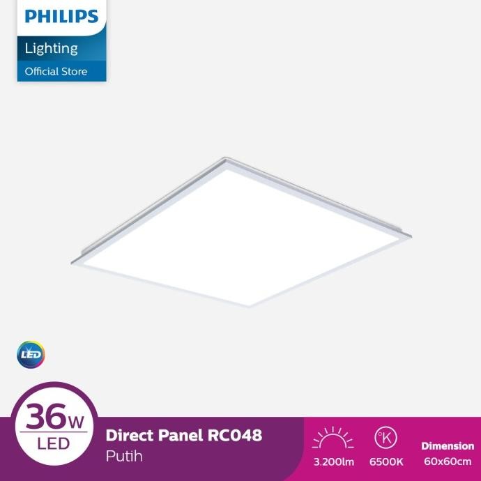 Promo Philips Lampu Panel Led Rc048 Led32S 36W 865 60X60 Putih
