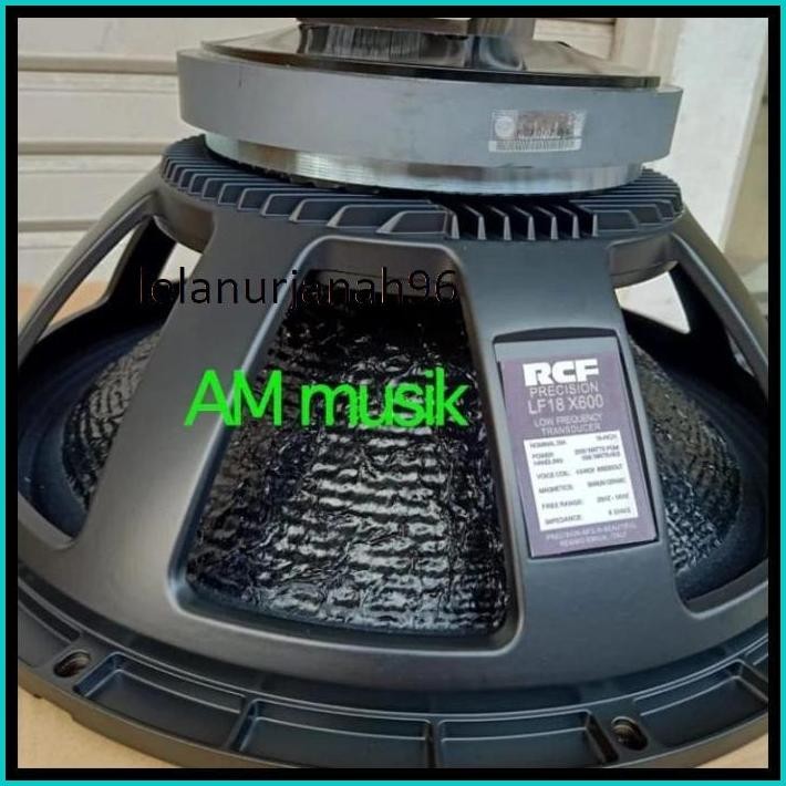 SPEAKER SUBWOOFER RCF 18X600 DAUN COATING VC 4,5 INCH LF18X600