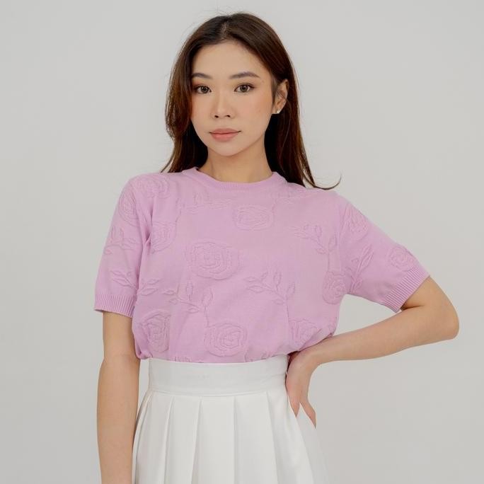 Tersedia Foxquinn - Julie Knit Top - Blouse Wanita