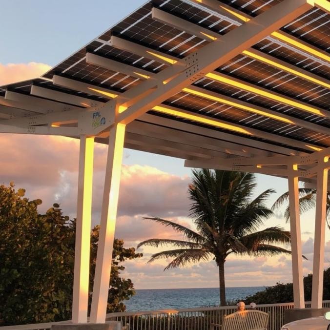 Kanopi solar panel tenaga surya bisa charger mobil listrik