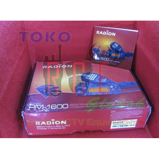 Sale Radio Rig Radion Rm-1600 Rm1600 Singleband Vhf Power 65W Garansi Resmi