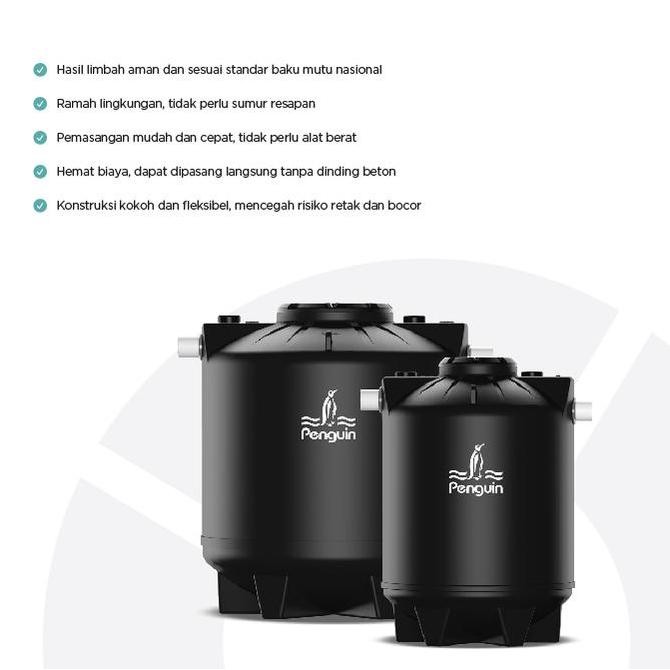 Grosir Penguin Bis-100 1000 Liter Septic Tank Biorotech