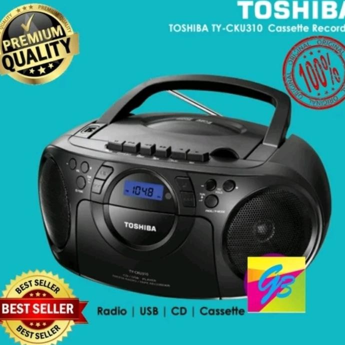 Murah Compo Toshiba Cku 310 Mini Radio Cd Player Kaset Tape
