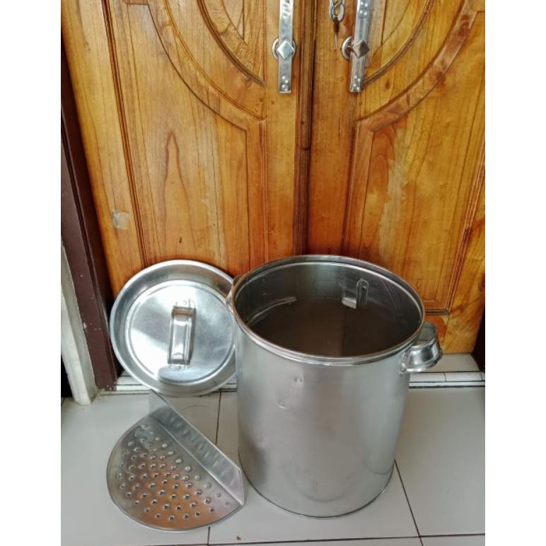 Dandang Bakso Sarang Setengah / Dandang bakso Alumunium / Dandang bakso Murah / Dandang Bakso Tebal 