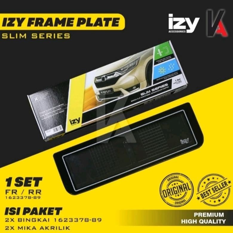 Tatakan Plat Nomor Mobil LED Akrilik Izy 2pcs