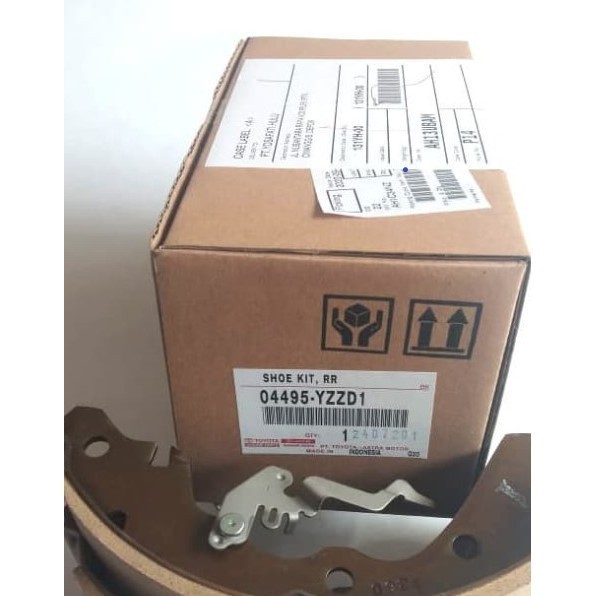 KAMPAS REM BELAKANG TROMOL CALYA SIGRA TOYOTA 04495-YZZD1 ORIGINAL