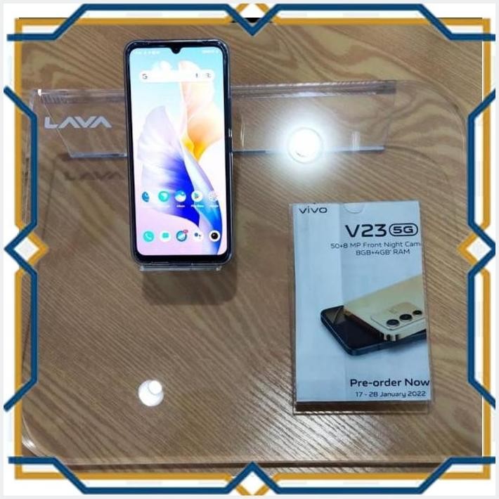 

[nm8] akrilik acrylic display promosi standing holder hp brosur 34 x 29 x 8