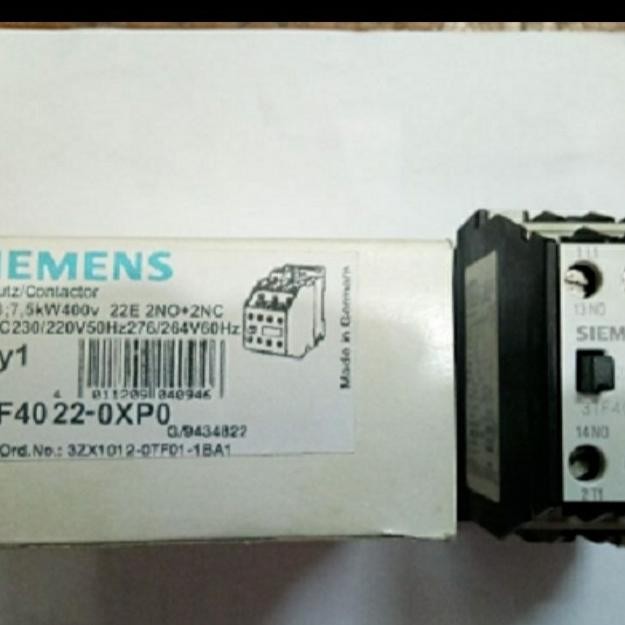 Diskon Contactor / Kontaktor Tipe 3Tf40-22 Siemens