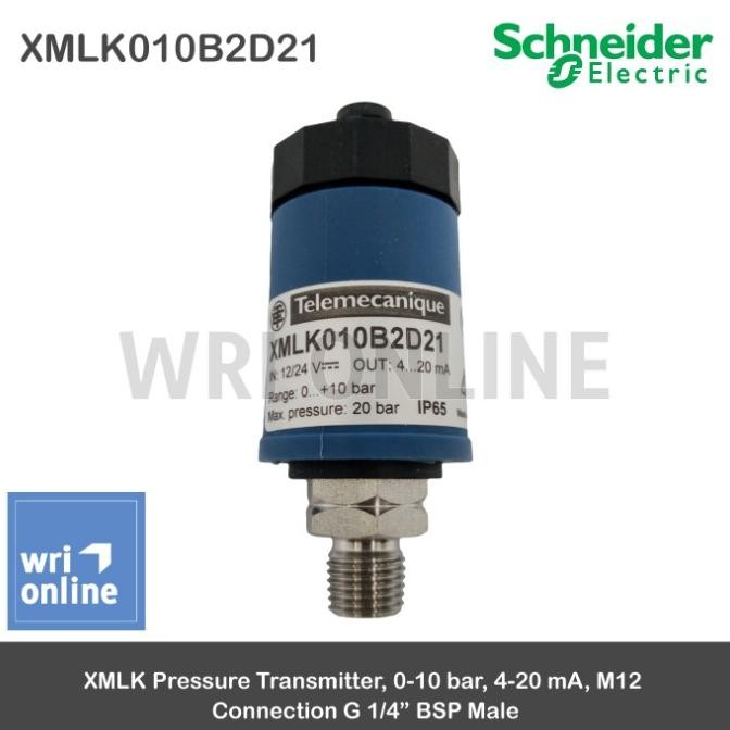 XMLK010B2D21 Pressure Transmitter 0-10 bar 4-20mA Schneider